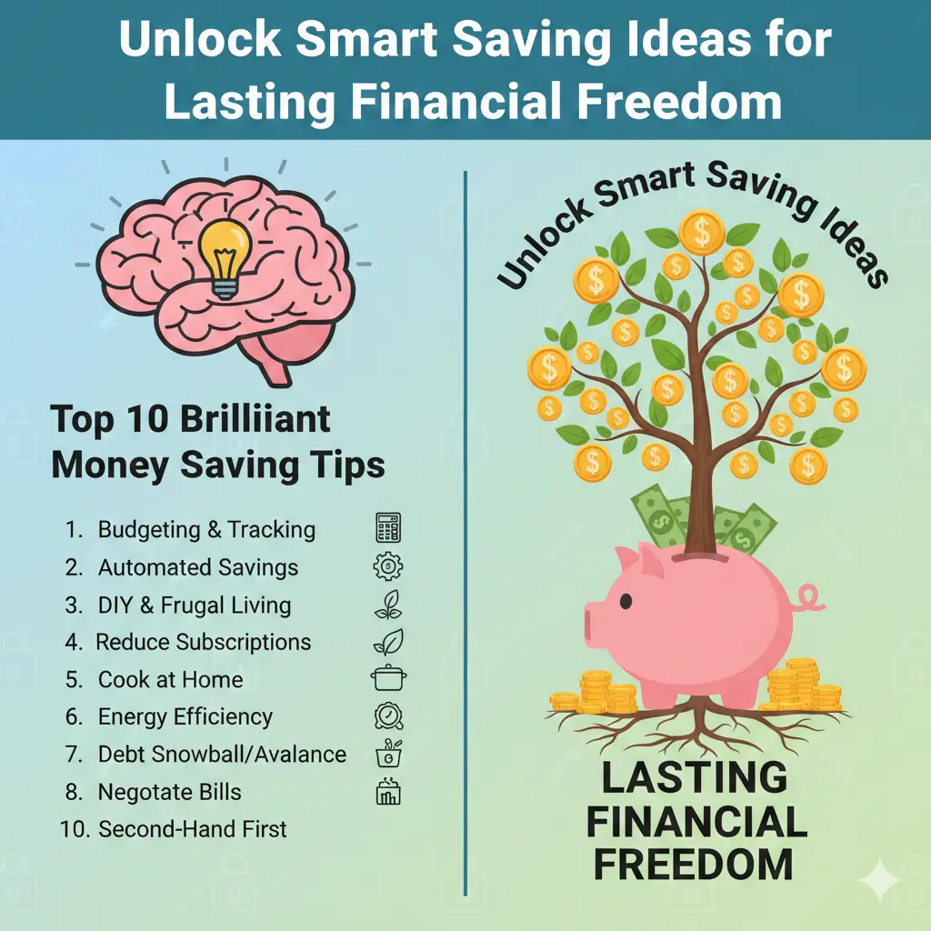 Top 10 Brilliant Money Saving Tips: Unlock Smart Saving Ideas for Lasting Financial Freedom