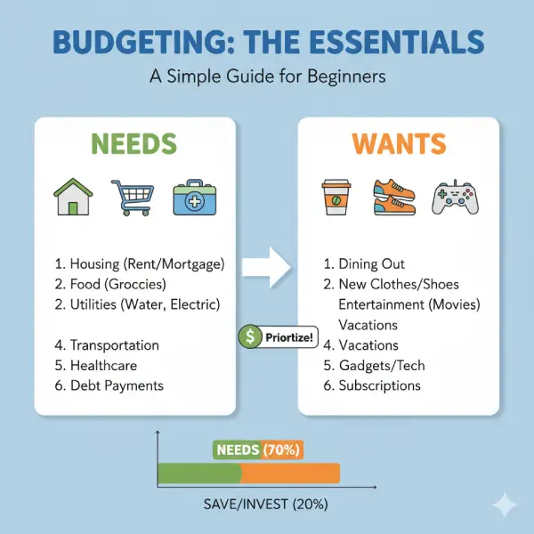 Needs vs Wants Budgeting: A Simple Guide for Beginners