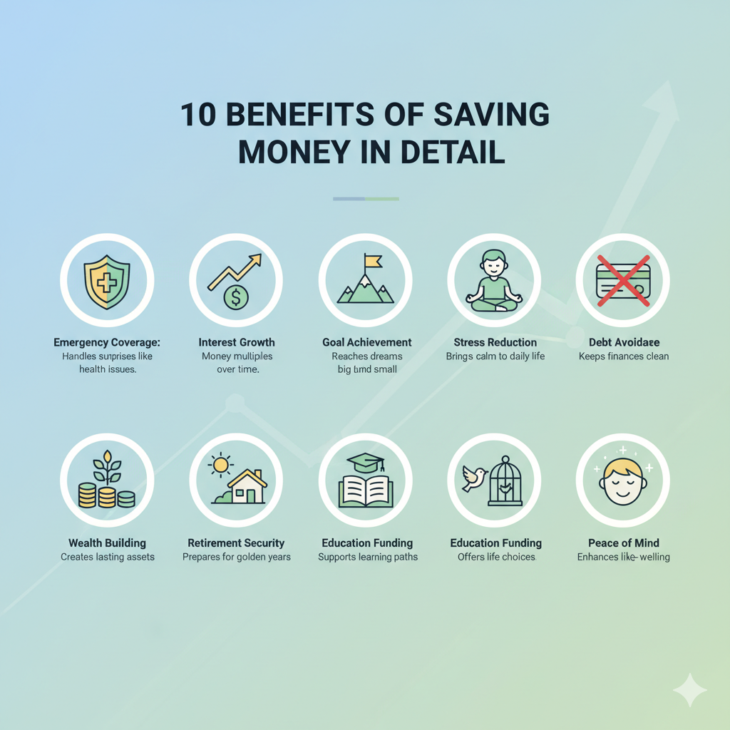 10 Benefits of Saving Money in Detail