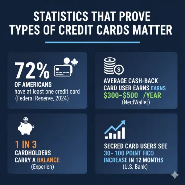 Statistics That Prove Types of Credit Cards Matter