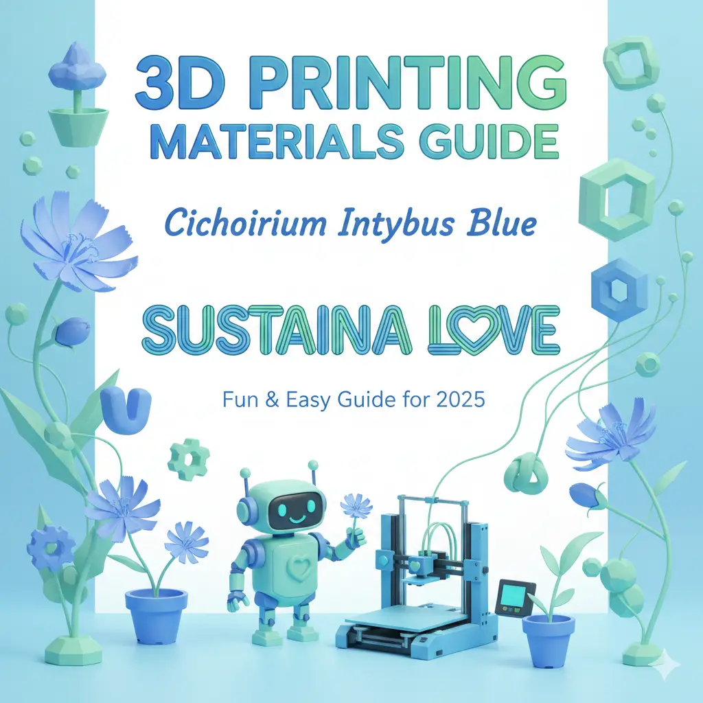 3d Printing Materials Guide Cichorium Intybus Blue Sustainalove: Fun Easy Guide for 2025