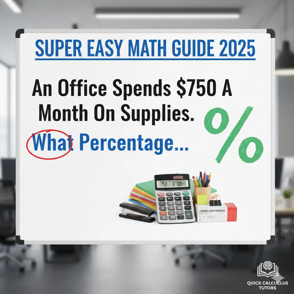 An Office Spends 750 A Month On Supplies. What Percentage – Super Easy Math Guide 2025 An Office Spends 750 A Month On Supplies. What Percentage – Super Easy Math Guide 2025