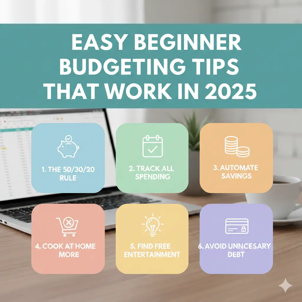Easy Beginner Budgeting Tips That Work in 2025 Easy Beginner Budgeting Tips That Work in 2025