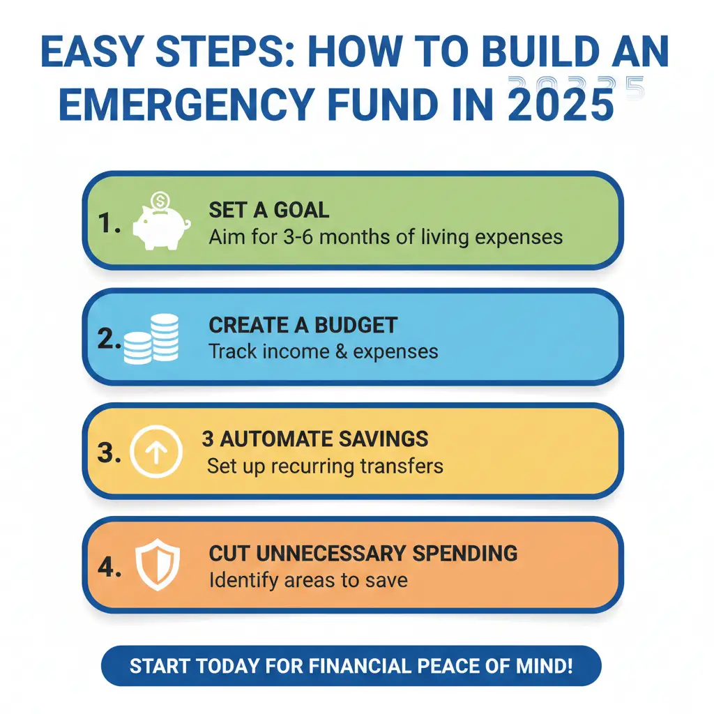 Easy Steps: How To Build An Emergency Fund in 2025 Easy Steps: How To Build An Emergency Fund in 2025