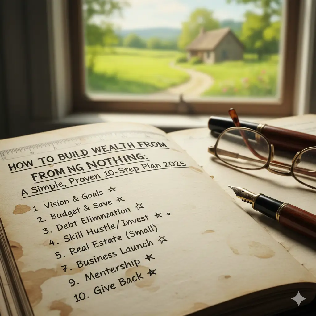 How to Build Wealth from Nothing: A Simple, Proven 10-Step Plan for 2025 How to Build Wealth from Nothing: A Simple, Proven 10-Step Plan for 2025