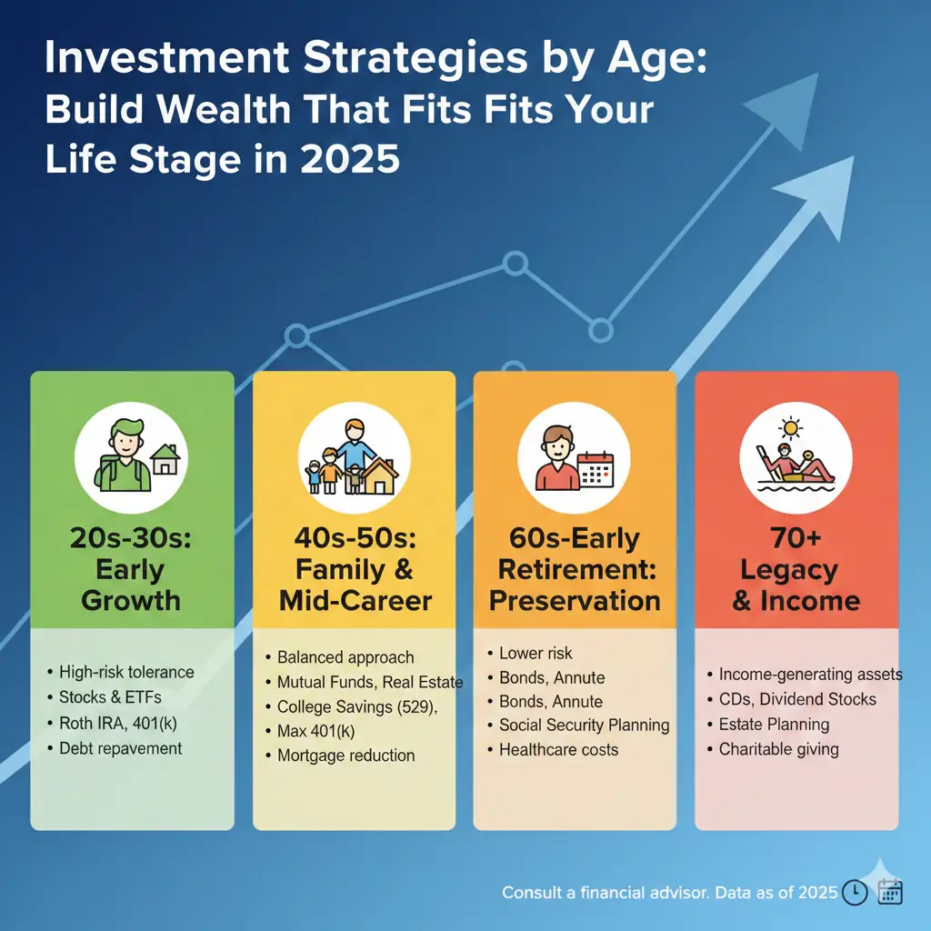Investment Strategies by Age: Build Wealth That Fits Your Life Stage in 2025