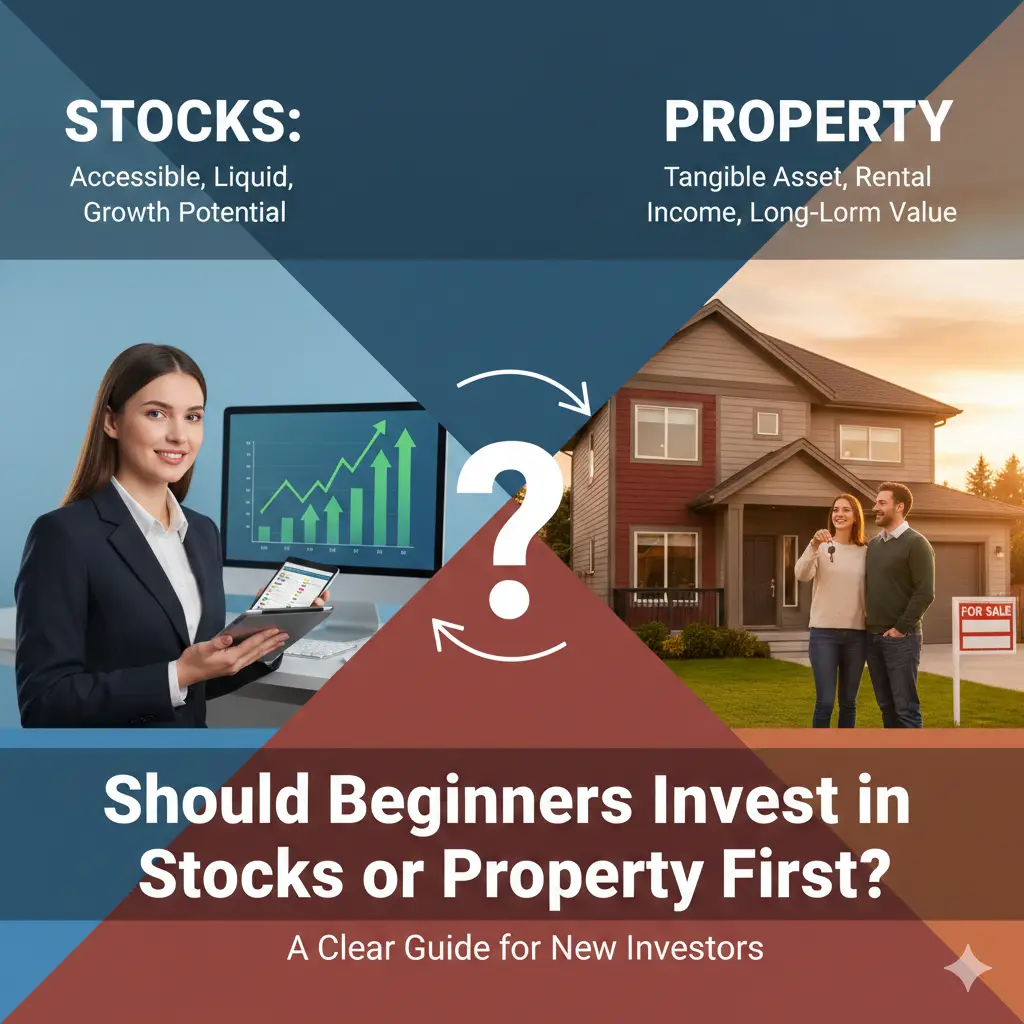Should Beginners Invest in Stocks or Property First? A Clear Guide for New Investors