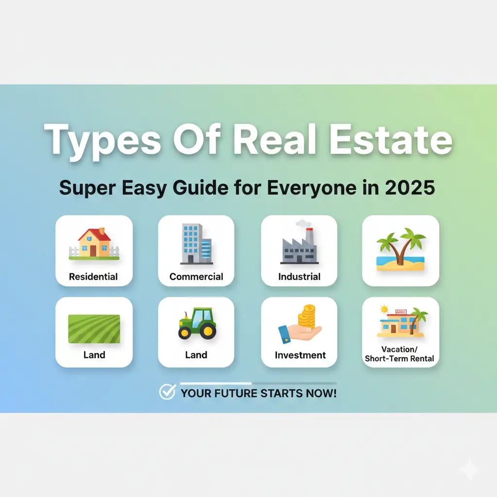Types Of Real Estate – Super Easy Guide for Everyone in 2025