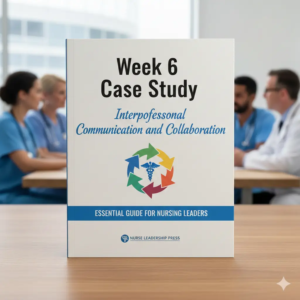 Week 6 Case Study Interprofessional Communication and Collaboration: Essential Guide for Nursing Leaders
