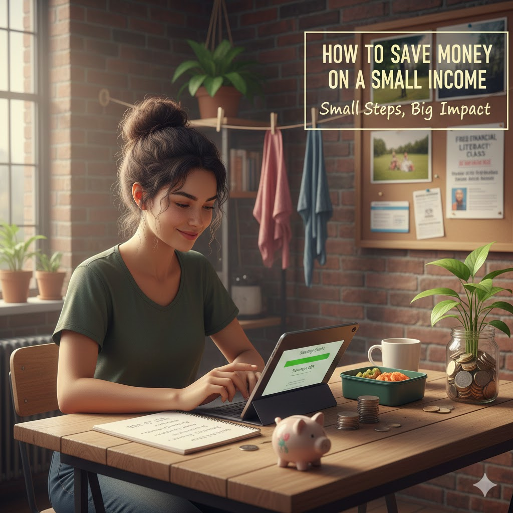 Simple Steps for Budgeting On A Low Income How to Save Money on a Small Income