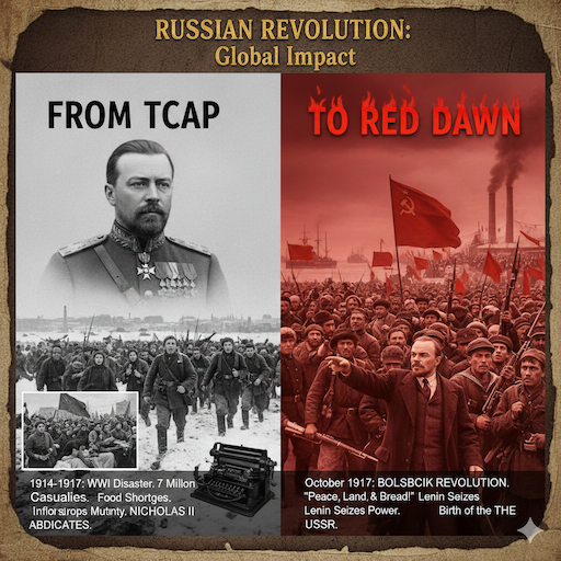 Russian Revolution: From Tsar to Red Dawn