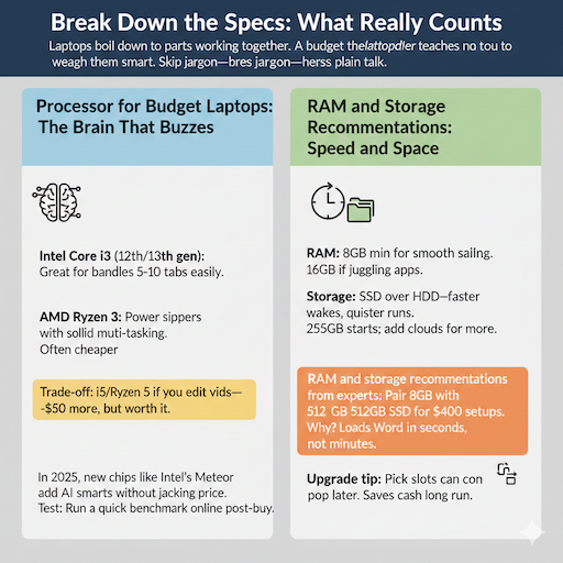 A Budget TheLaptopAdviser: Smart Choices for Affordable Laptops in 2025 RAM and Storage Recommendations: Speed and Space