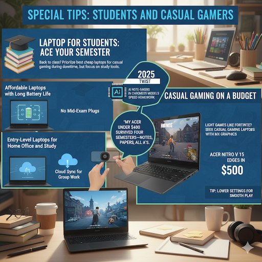 A Budget TheLaptopAdviser: Smart Choices for Affordable Laptops in 2025 Special Tips: Students and Casual Gamers