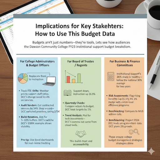 Implications for Key Stakeholders: How to Use This Budget Data