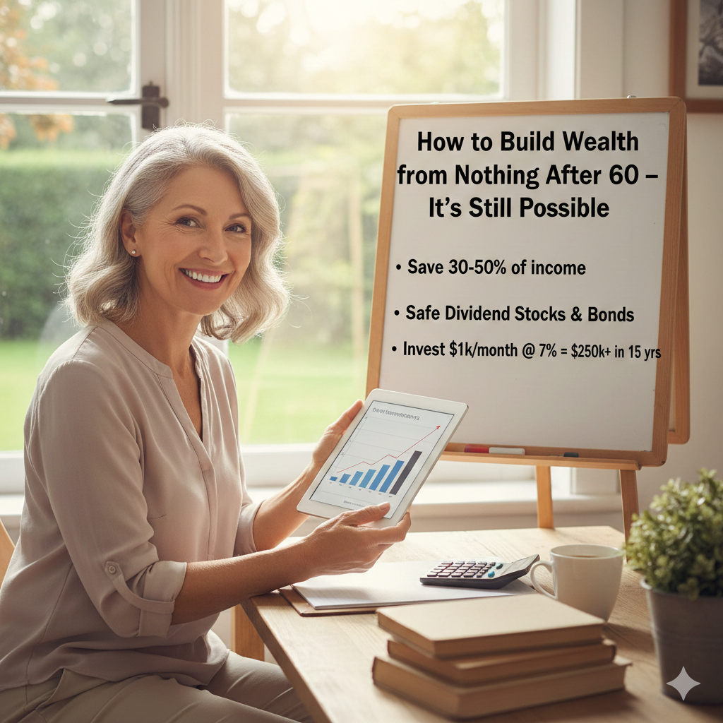 How to Build Wealth from Nothing: A Simple, Proven 10-Step Plan for 2025 How to Build Wealth from Nothing After 60 – It’s Still Possible