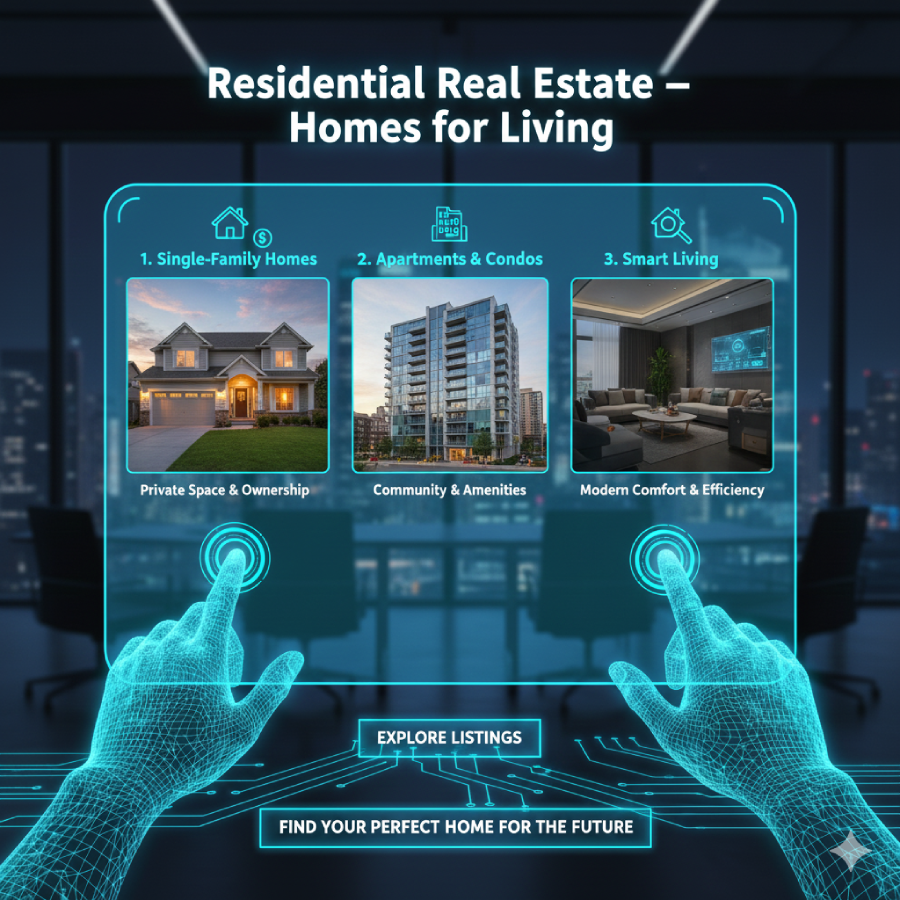 Residential Real Estate – Homes for Living