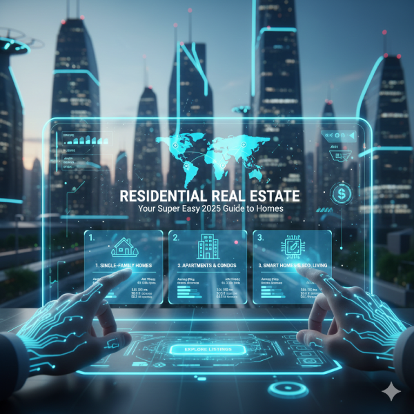 Residential Real Estate – Your Super Easy 2025 Guide to Homes