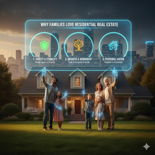 Why Families Love Residential Real Estate