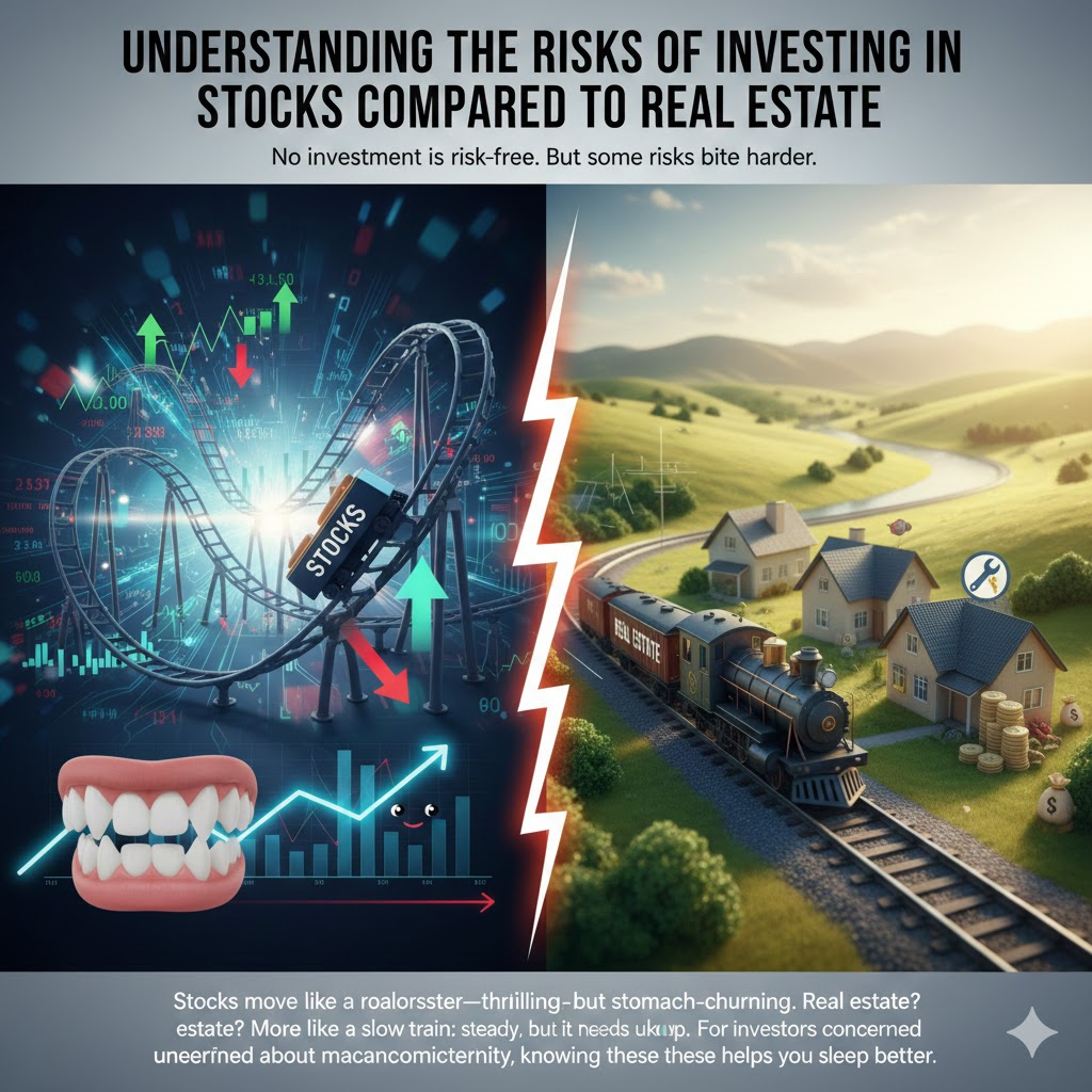 Understanding the Risks of Investing in Stocks Compared to Real Estate