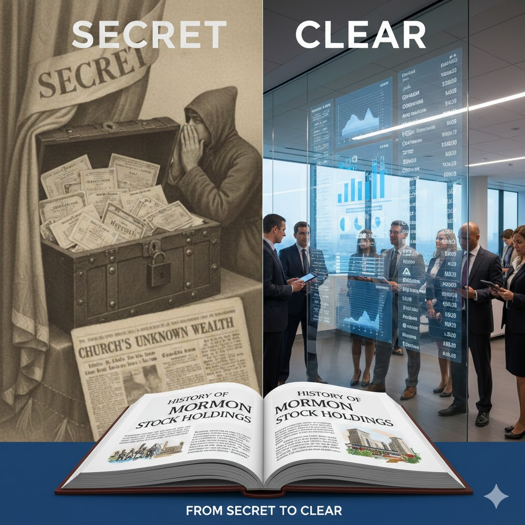 History of Mormon Church Stock Holdings – From Secret to Clear