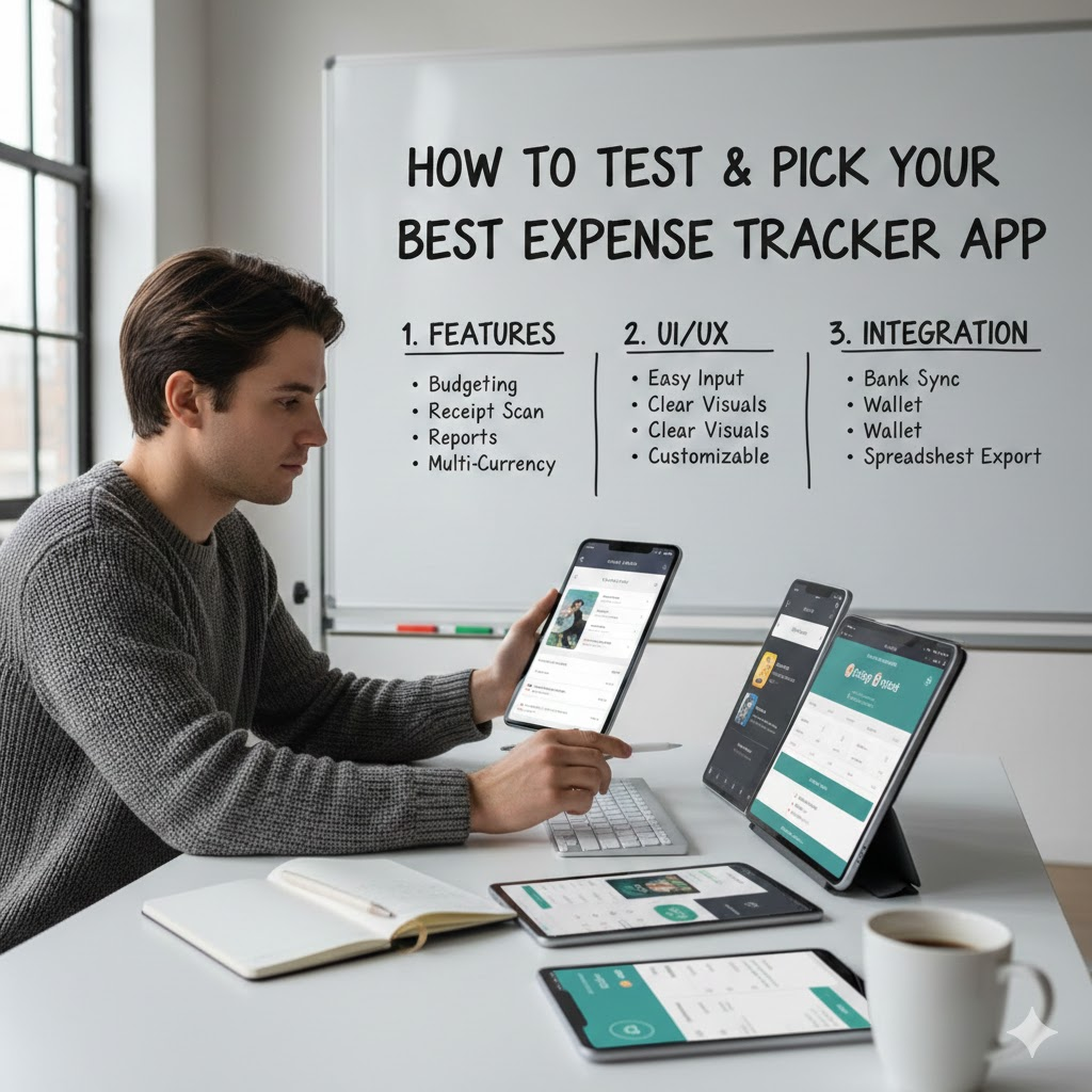 How to Test and Pick Your Best Expense Tracker App