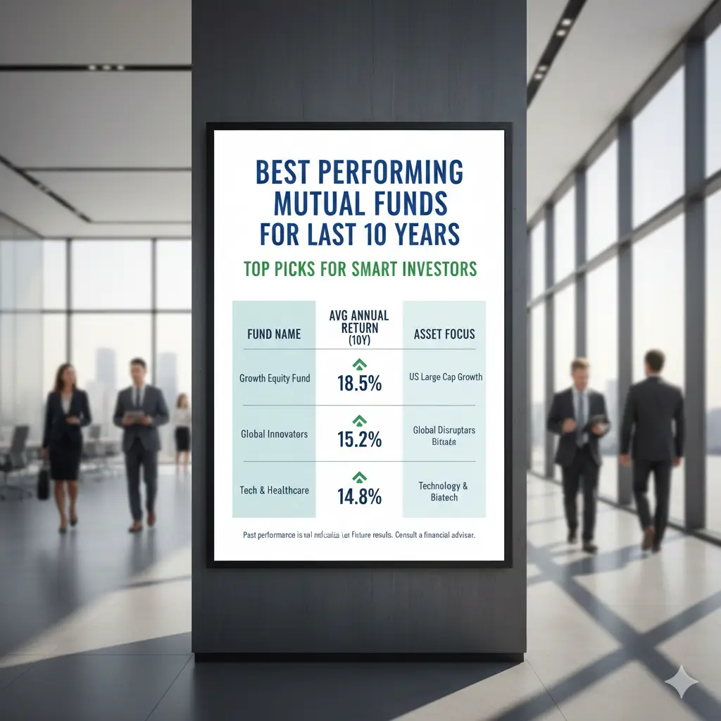 Best Performing Mutual Funds for Last 10 Years: Top Picks for Smart Investors