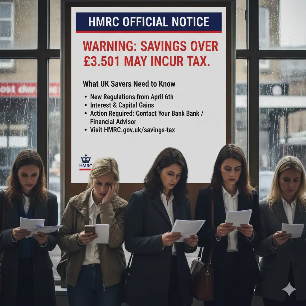 HMRC Warns That Savings Over £3,501 May Incur Tax: What UK Savers Need to Know HMRC Warns That Savings Over £3,501 May Incur Tax: What UK Savers Need to Know