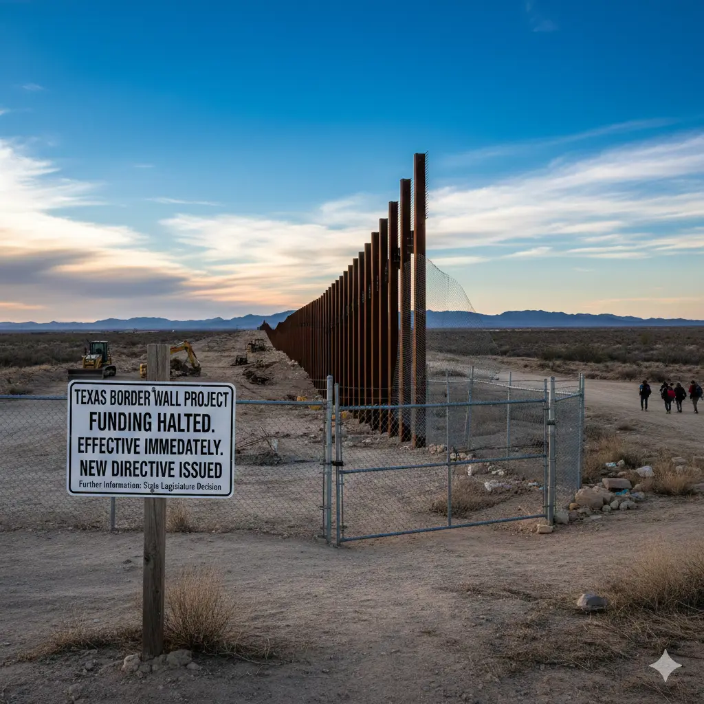 Texas Halts New Funding for US-Mexico Border Wall Construction: Key Updates and Implications