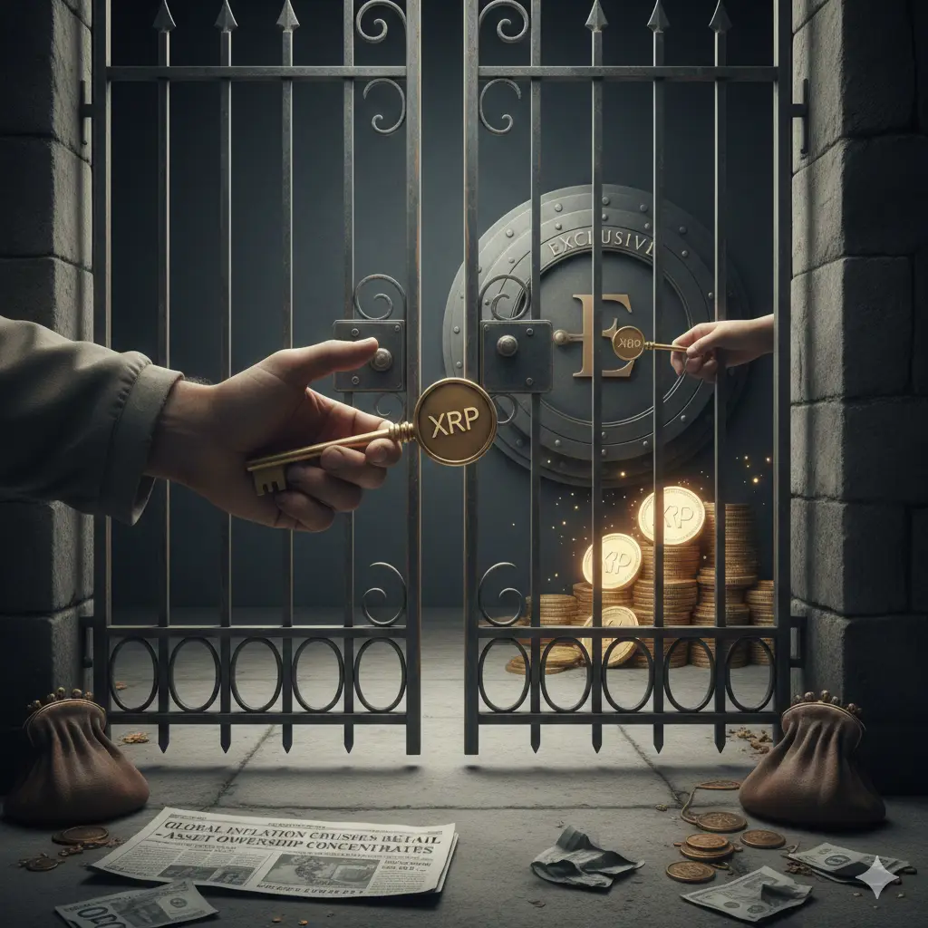 XRP Ownership Is Becoming Exclusive as Inflation Squeezes Retail Investors