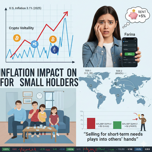 XRP Ownership Is Becoming Exclusive as Inflation Squeezes Retail Investors Inflation Impact on Crypto for Small Holders