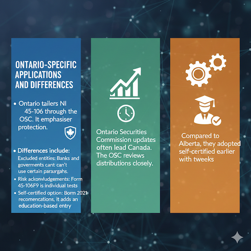Ontario-Specific Applications and Differences