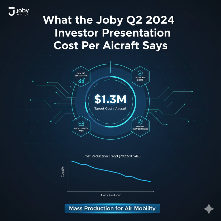 joby q2 2024 investor presentation cost per aircraft: Key Facts and Tips image